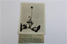 c. 1928 Johnny Farrell Tee Off From Below Never Before Pictured Angle Original Photo