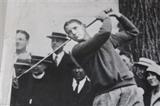 Horton Smith And Walter Hagen '100 Exhibitions in 38 States' Vintage B&W Photo