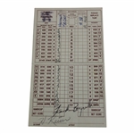 Herman Keiser Signed Used Losantiville CC of Cincinati, OH Scorecard JSA ALOA