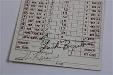Herman Keiser Signed Used Losantiville CC of Cincinati, OH Scorecard JSA ALOA