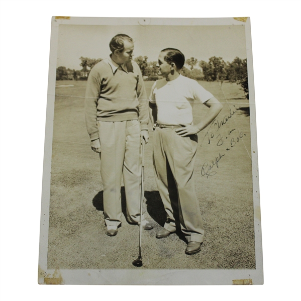Bobby Jones And Ralph Guldahl 1942 Hale America Original Wire Photo From Ralph And Bob