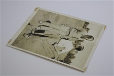 Bobby Jones And Ralph Guldahl 1942 Hale America Original Wire Photo 'From Ralph And Bob'