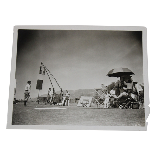 Bobby Jones on Set Making Instructional Movie Culver Pictures Original Photo
