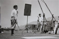 Bobby Jones on Set Making Instructional Movie Culver Pictures Original Photo