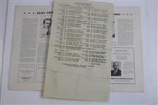 1949 $16,500 Dapper Dan Inv. at Alcoma GC Program & Pairing Sheet - Sam Snead Winner