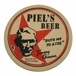 c.1939 Tommy Armour Piel's Beer 'Suits me to a Tee' Coaster