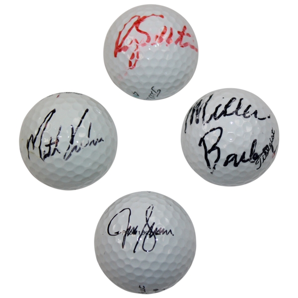 Kuchar, Barber, Sluman & Sabbatini Signed Golf Balls JSA ALOA