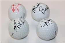 Kuchar, Barber, Sluman & Sabbatini Signed Golf Balls JSA ALOA