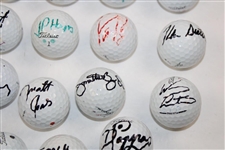 Lot of Thirty (30) Signed Personal Golf Balls JSA ALOA