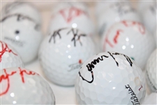 Lot of Thirty (30) Signed Personal Golf Balls JSA ALOA