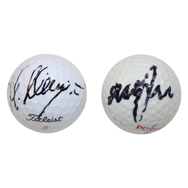 Martin Kaymer & Graeme McDowell Signed Golf Balls - US Open Champions JSA ALOA