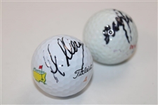 Martin Kaymer & Graeme McDowell Signed Golf Balls - US Open Champions JSA ALOA