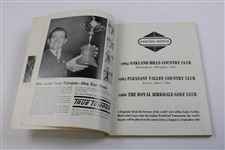 1965 Ryder Cup at Royal Birkdale Program