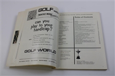 1965 Ryder Cup at Royal Birkdale Program