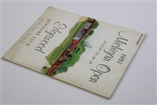 1957 Michigan Open Program - Won By Walter Burkemo