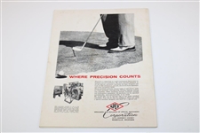 1957 Michigan Open Program - Won By Walter Burkemo