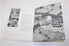 1956 International PGA Team Matches at Colonial CC Official Program