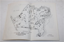 1965 New Zealand Open Golf Championship Official Program - Peter Thomson Win