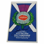 Graham Marsh Signed 1973 Scottish Open Championship at St. Andrews Program JSA ALOA