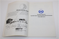 Graham Marsh Signed 1973 Scottish Open Championship at St. Andrews Program JSA ALOA