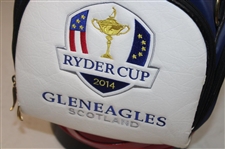 Captain Tom Watson Signed 2014 Ryder Cup at Gleneagles Full Size Team USA Golf Bag JSA ALOA