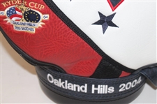 Captain Hal Sutton Signed 2004 Ryder Cup at Oakland Hills Full Size Team USA Golf Bag JSA ALOA