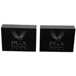 2000 PGA at Valhalla 17th Hole Official Tee Markers w/Badge & Photo - Tiger Win!