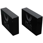 2000 PGA at Valhalla 17th Hole Official Tee Markers w/Badge & Photo - Tiger Win!