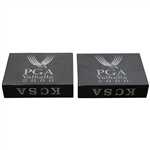 2000 PGA at Valhalla 17th Hole Official Tee Markers w/Badge & Photo - Tiger Win!