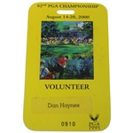 2000 PGA at Valhalla 17th Hole Official Tee Markers w/Badge & Photo - Tiger Win!