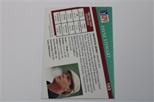 Payne Stewart Signed 1991 PGA Tour Pro-Set Golf Card JSA ALOA