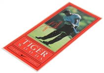 Rare Tiger Woods - Nike Ltd Ed First Tiger Woods Victory Scorecard - Issued to Campers Circa 1996