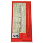 Rare Tiger Woods - Nike Ltd Ed First Tiger Woods Victory Scorecard - Issued to Campers Circa 1996