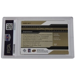 Tiger Woods & Justin Thomas Signed 2021 UD Artifacts NM-MT 8 Dual Signature 10 Card