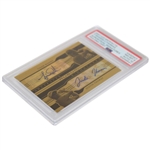 Tiger Woods & Justin Thomas Signed 2021 UD Artifacts NM-MT 8 Dual Signature 10 Card