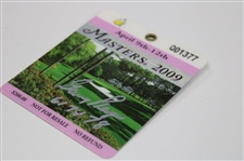 Gary Player Signed 2009 Masters SERIES Badge #Q01377 w/Years Won JSA ALOA