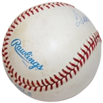 Ted Williams Signed Rawlings American League Official Baseball JSA ALOA