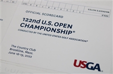 2012, 2013 & 2022 US Open Official Scorecards - Simpson, Rose & Fitzpatrick Winners