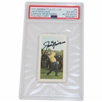 Jack Nicklaus Signed 1971 Barratt & Co. Ltd Rookie Card Auto Auth EX-MT 6