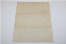 John Duncan Dunn Signed United States Dept. of Labor US Visa Application Form JSA ALOA