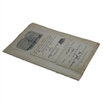 John Duncan Dunn's Personal Golf Club Temporary Admission Cards