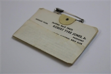 Gary Player Signed 1974 Masters SERIES Badge #2420 JSA ALOA