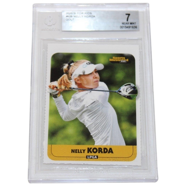 Nelly Korda 2020 SI For Kids LPGA Golf Card #929 - BGS Near Mint 7