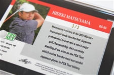 Dechambeau, Morikawa & Matsuyama 2021 Leaf Pro-Set Metal Ltd Ed /3 Golf Cards SGC 9.5/9.5/10