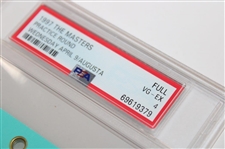 1997 Masters Tournament Wednesday Practice Round Ticket #B00615 - PSA VG-EX 4