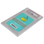 1997 Masters Tournament Wednesday Practice Round Ticket #B00615 - PSA VG-EX 4