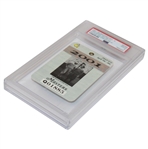 2001 Masters SERIES Badge #Q01885 - Tiger Woods 2nd Masters Win - PSA GEM-MT 10