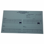 2005 Open Championship at St. Andrews Official Sunday Scorecard - Tiger win