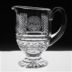 Paul Azingers PGA of America Past Champion Gifted Cut Glass PGA Logo Pitcher