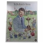 Paul Azingers Signed U.S. Team 1993 Ryder Cup Matted Poster JSA ALOA